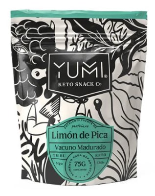 YUMI KETO SNACK VACUNO MADURADO LIMON DE PICA 25G1