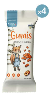 Bolsita Gumis Gomitas de Fruta Kuna Foods Durazno