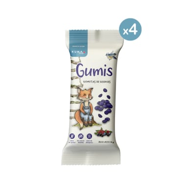 Bolsita Gumis Gomitas De Fruta Kuna Foods Berries