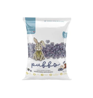 Cereal Infantil de Arroz Puffs KUNA FOODS Manzana Arandano 10gr