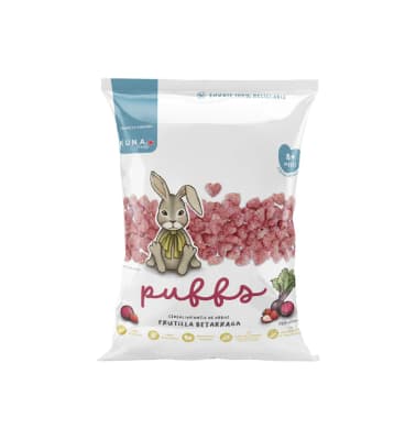 Cereal Infantil de Arroz Puffs KUNA FOODS Frutilla Betarraga 10gr