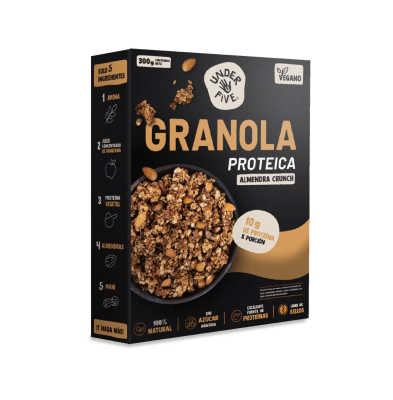 GRANOLA PROTEICA UNDER FIVE ALMENDRA CRUNCH1