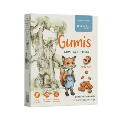 Caja gumis gomitas de fruta Kuna Durazno FOODS