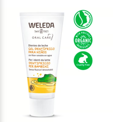 Gel dentrificp para niños Weleda1