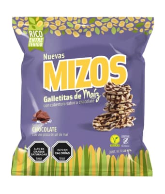 GALLETA DE MAIZ CHOCOLATE MIZOS