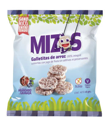 GALLETA ARROZ ARANDANO MIZOS