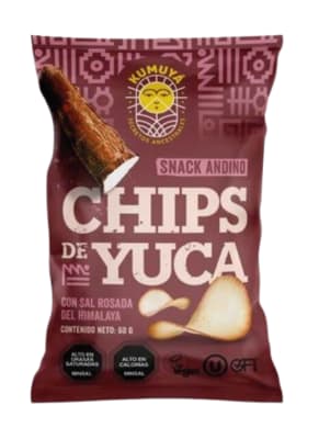 CHIPS DE YUCA CON SAL ROSADA 50GR