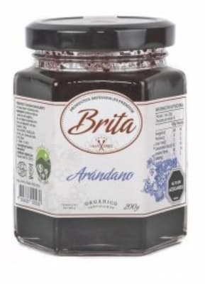 MERMELADA BRITA ARANDANO ORGANICA 200GR