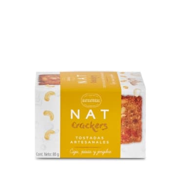 Tostadas Natural Caju Jengibre 80G