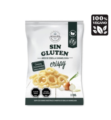Aros de Cebolla Caramelizada sin Gluten ECOVIDA