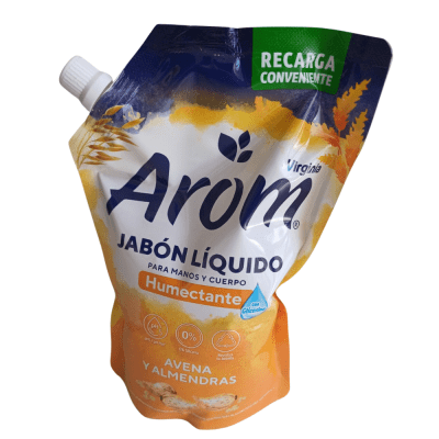Jabon Arom doypack 750 ml de Virginia, Avena y almendras