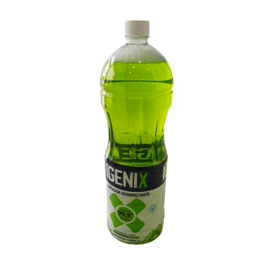 Limpiador desinfectante Igenix , aroma manzana verde, con amonio 1,8 lts