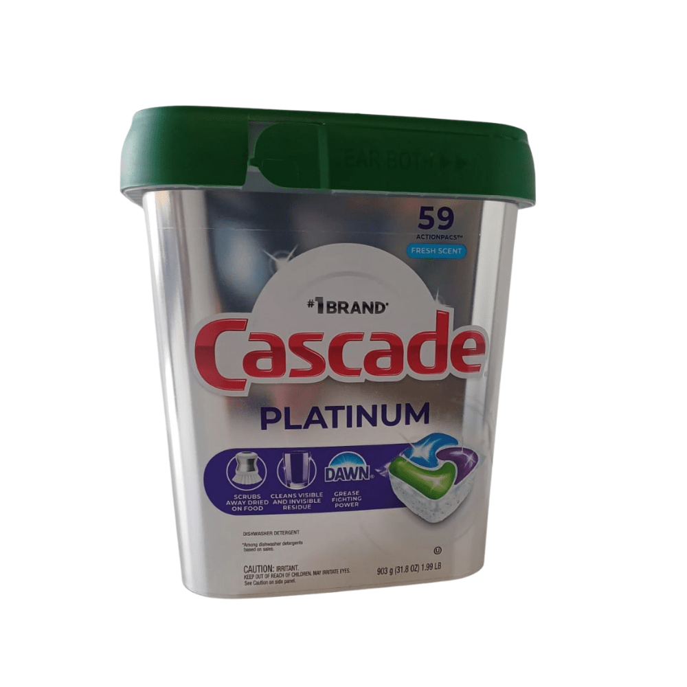 Cascade Platinum Fresh, pastillas triple accion lavavajillas, 59 unidades1