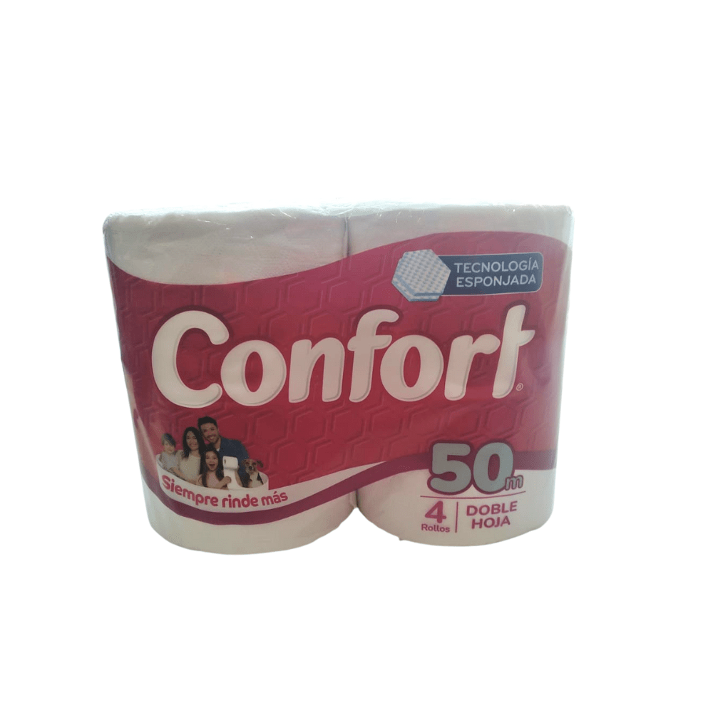 Manga 40 rollos de 50 mts Confort doble hoja1