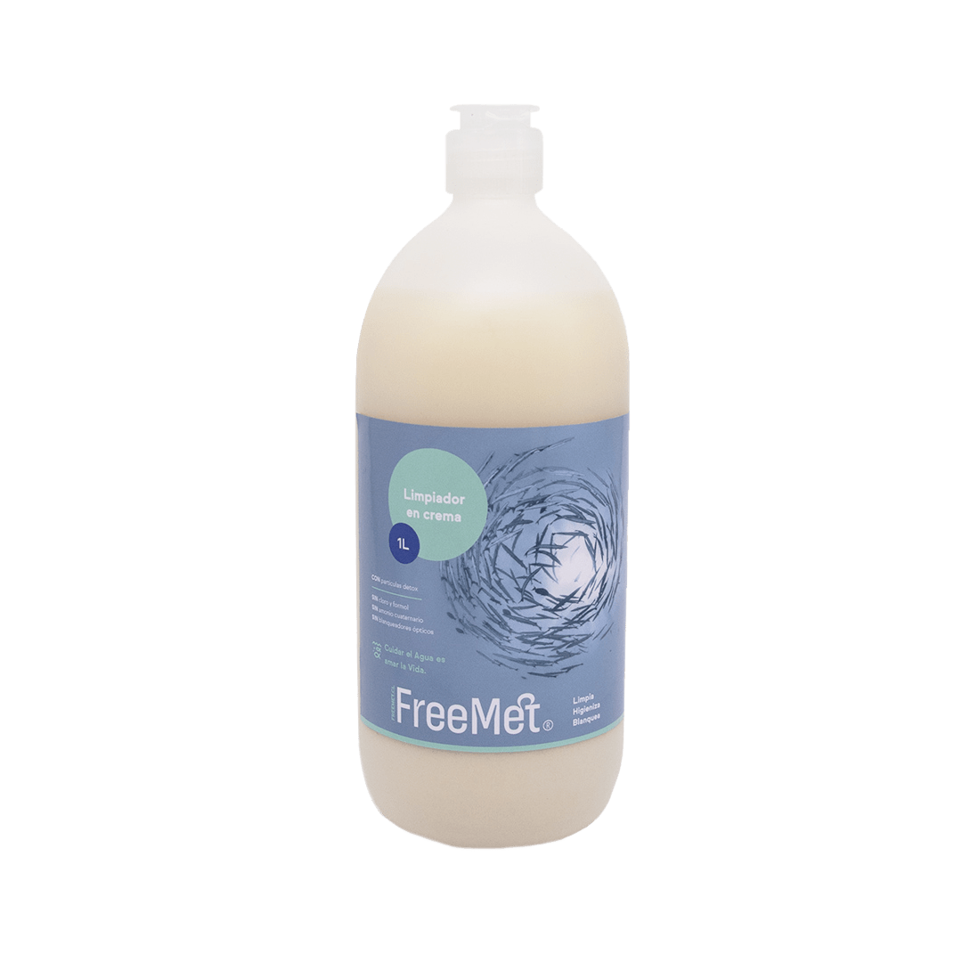 Limpiador crema Freemet 1 lt con envase1