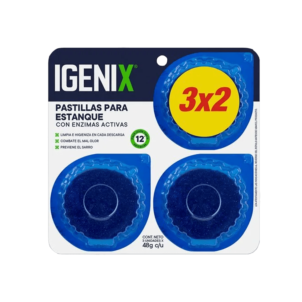 Pastillas Estanque Igenix Azul1