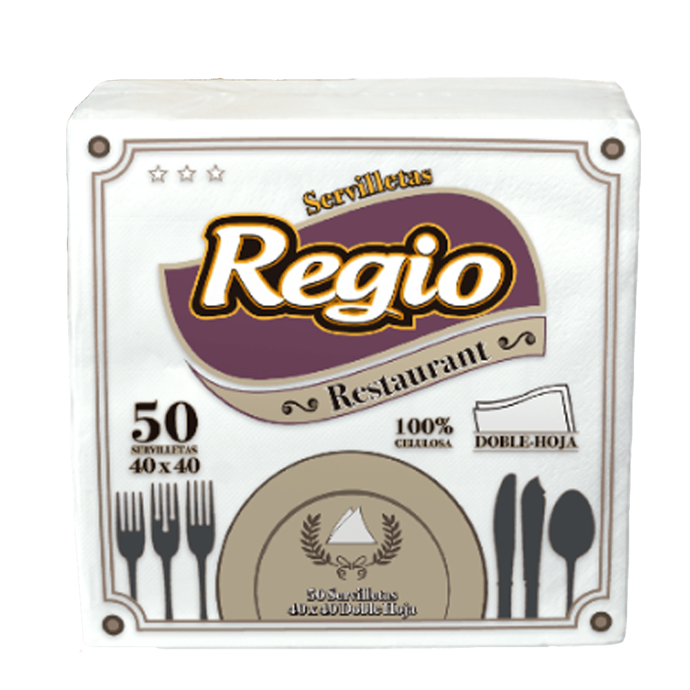 Servilleta tipo restaurant Regio; 40 x 40 cms1
