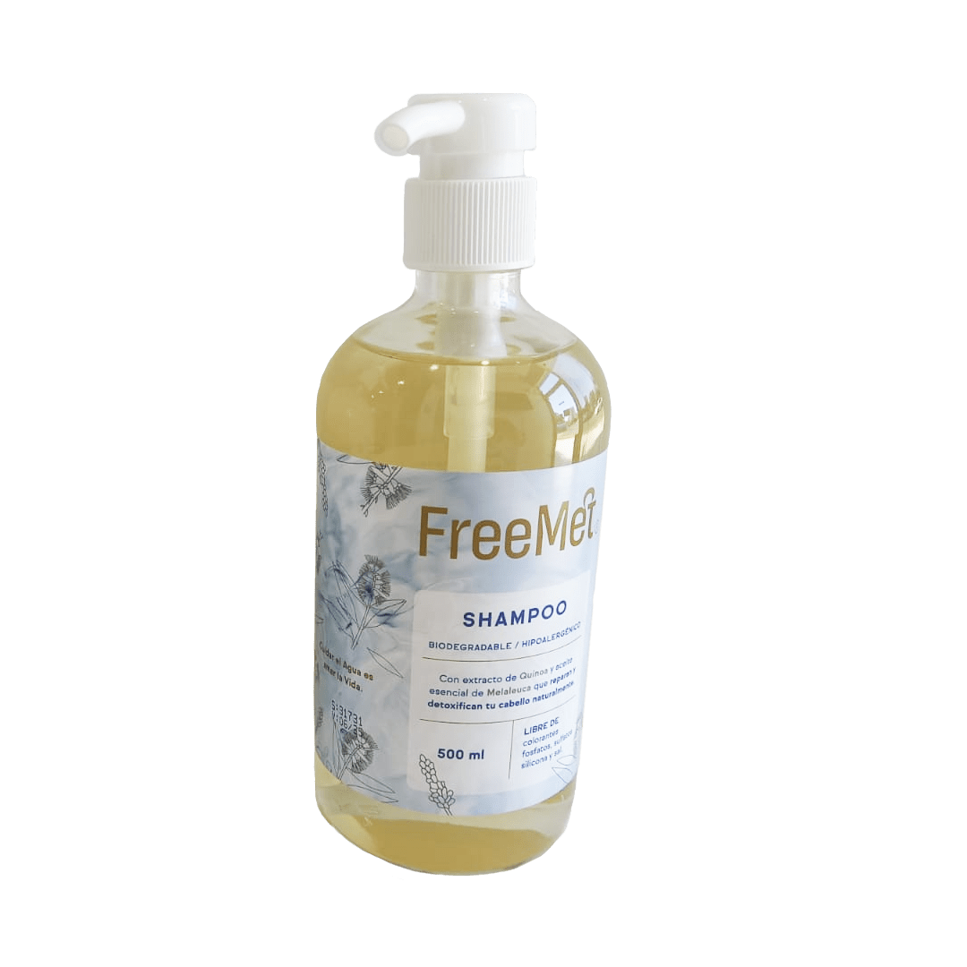 Shampoo 500 ml Freemet con envase1