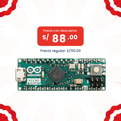 Arduino Micro (con pines soldados)
