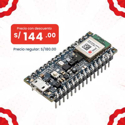 Arduino Nano 33 BLE Sense Rev2 (con pines soldados)