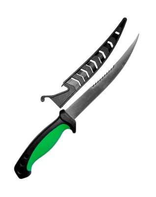 CUCHILLO FILETERO BADFISH VERDE 29CM1