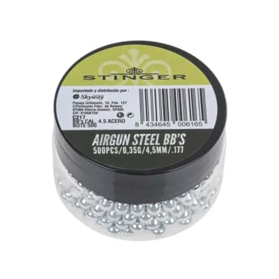 BALIN STINGER 4.5MM  ZINCADO 500 PCS1