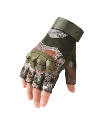 GUANTE TÁCTICO HOJA CAMO SIN DEDOS1