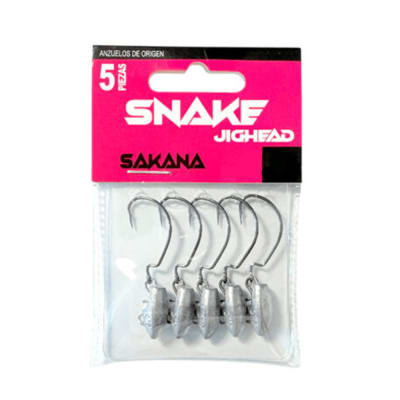 JIG HEAD SAKANA SNAKE 5PCS1