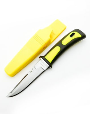 Cuchillo Submarinismo Albainox Amarillo1