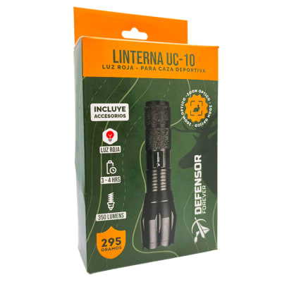 KIT LINTERNA ORION UC-10 LUZ ROJA CON ZOOM1
