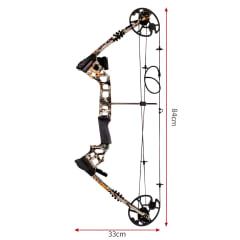 ARCO COMPUESTO CAMUFLADO 20-70 LBS