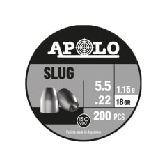SLUG APOLO 5,5MM 18 GR 200 PCS