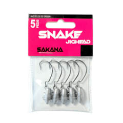 JIG HEAD SAKANA SNAKE 5PCS