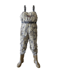 WADER DE PESCA PVC MIMETIZADO CON BOTAS