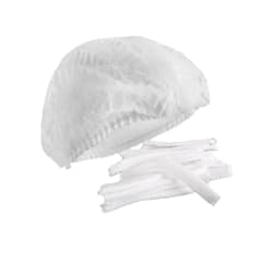 COFIA BLANCA DESECHABLE DOBLE ELASTICO