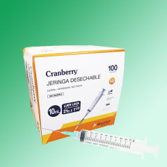 JERINGA 10CC LOCK 21X1 1/2 CAJA