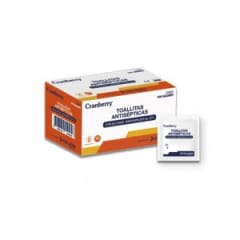 TOALLITAS CON ALCOHOL ISOPROPILICO 70% CAJA 100UNI.