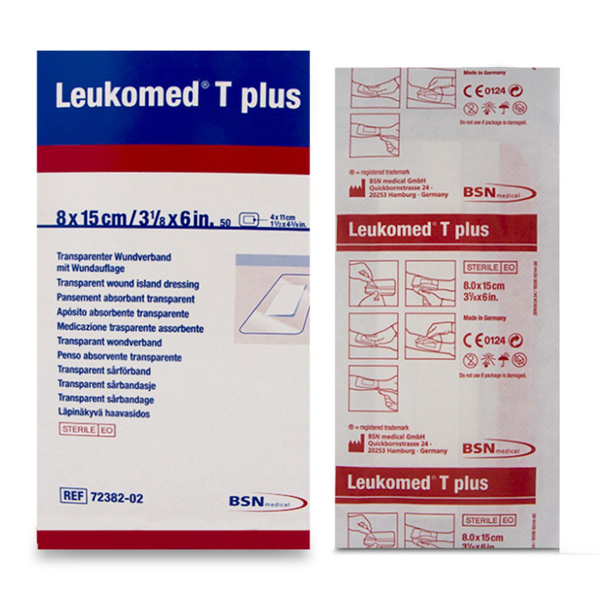 LEUKOMED T PLUS 8X15 CM UNIDAD1