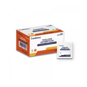 TOALLITAS CON ALCOHOL ISOPROPILICO 70% CAJA 100UNI.1