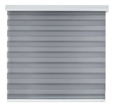 Cortina Roller Duo Gris 240x240 cm Vincenzi