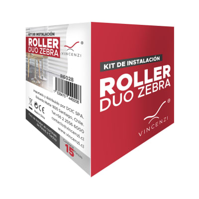 Kit Instalación Cortina Roller Duo