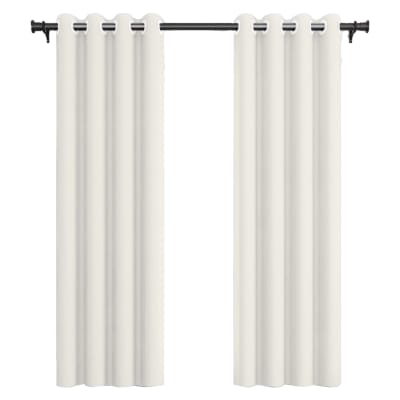 Cortina de Tela Blackout Blanca Vincenzi 140x220