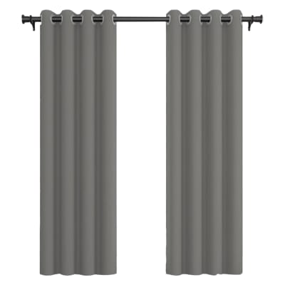 Pack Cortina de Tela Blackout Vincenzi 140x220 Gris