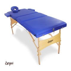 Camilla Masajes 3 Cuerpos Azul con Bolso