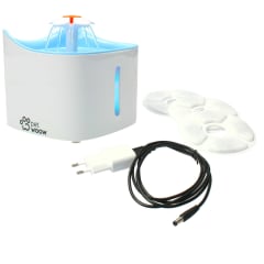 Fuente de Agua Bebedero para Mascotas Azul