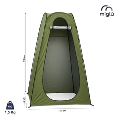 Carpa Portátil Multiuso 1 Persona 190x115 Cm Verde Miglú