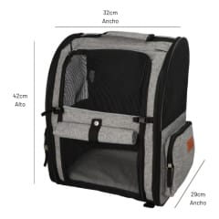 Mochila Transportadora De Mascotas Lucy 32x29x42
