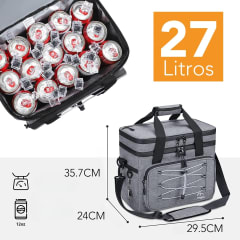 Bolso Cooler 27 Litros 30 Latas Multi Compartimientos