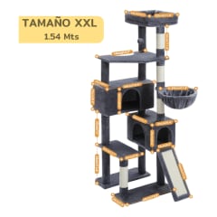 Torre rascador para gatos XXL gimnasio árbol con hamaca