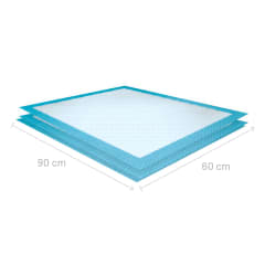 50 Sabanillas Entrenamiento 90x60cm Perros Mascotas Petwoow